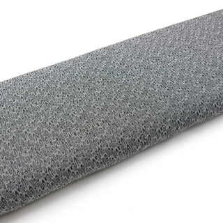 Eleganter Modestoff - Feine Musterung in Grau