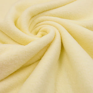 Fleece Stoff Antipilling – Vanille