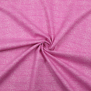 Baumwolle - Gebrochene Streifen Rosa Stoffrestposten