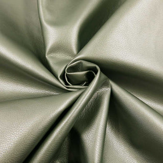Kunstleder Stoff - Olivegrün metallic