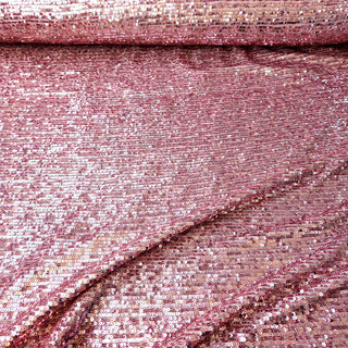 Paillettenjersey Stoff - Rosa