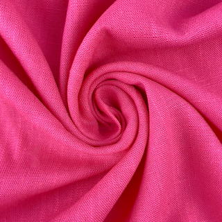 Leinen-Viskose Stoff - Pink