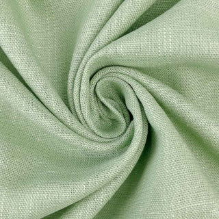 Leinen Viskose Stoff mintgrün Meterware weich fallender Naturstoff