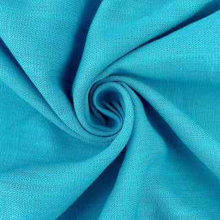 Leinen Viskose Stoff türkis Meterware weich fallender Sommerstoff