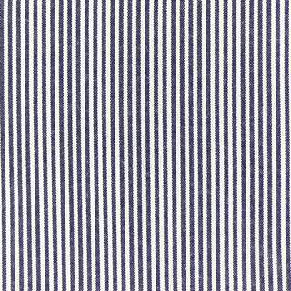Chambray Stoff – Schmale Streifen in Dunkelblau und Weiss – Ansicht 4