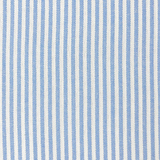 Chambray Stoff – Schmale Streifen in Hellblau und Weiss – Ansicht 4