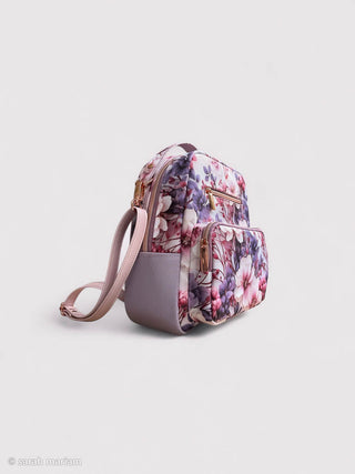 Oxford Stoff von Sarah Mariam - Rosen Lila