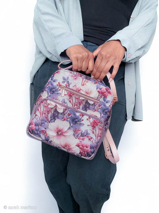 Oxford Stoff von Sarah Mariam - Rosen Lila