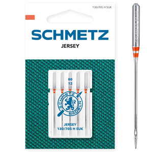 Schmetz Jersey Nähmaschinennadeln – Stärke 80, 5 Stück
