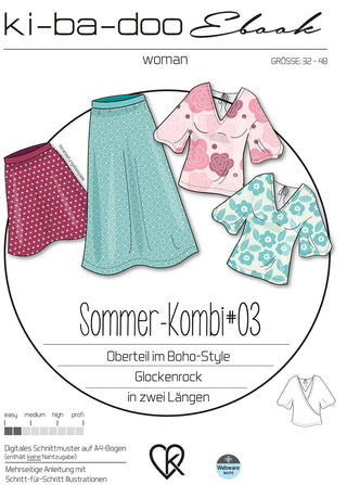 ki-ba-doo Papierschnittmuster - Sommer-Kombi #3
