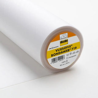 Vlieseline Vliesofix – zweiseitig aufbügelbare Einlage (weiß), 90 cm breit