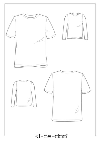ki-ba-doo Papierschnittmuster - Jungen-Shirt (Kinder)