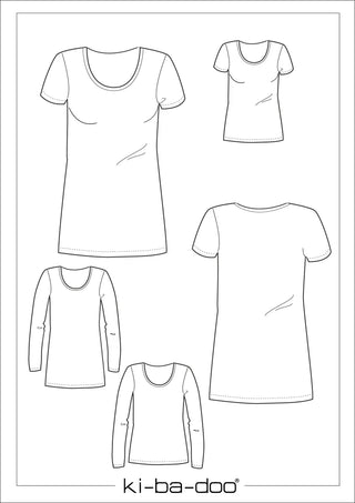ki-ba-doo Papierschnittmuster - Basic T-Shirt