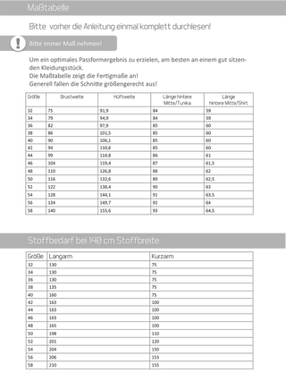 ki-ba-doo Papierschnittmuster - Basic T-Shirt