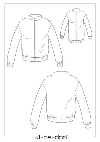 ki-ba-doo Papierschnittmuster - Blouson Cara | Grösse 32-48