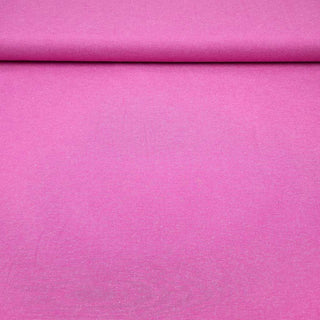 Chambray Stoff – Knallpink – flach ausgelegt