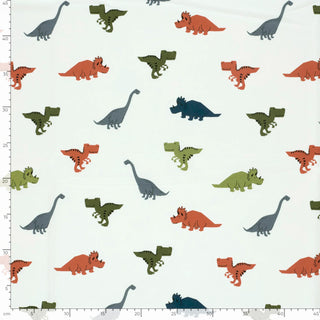 Baumwolljersey Stoff - Dinosaurier