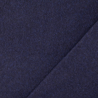 Walkloden Stoff Merinowolle Uni Marineblau