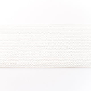 Breites Gummiband 40 mm – weiches Wäschegummi in Weiss