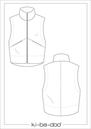 ki-ba-doo Papierschnittmuster - Janne Weste