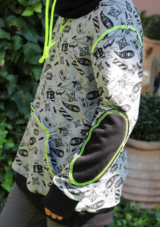 ki-ba-doo Papierschnittmuster - Kinderhoodie Louis