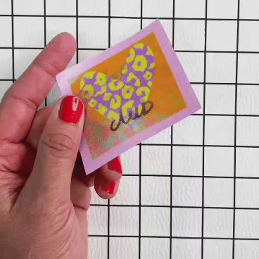 Flippatch "leo lover club" - das aufnähbare Wackelbild Patch von Cherry Picking