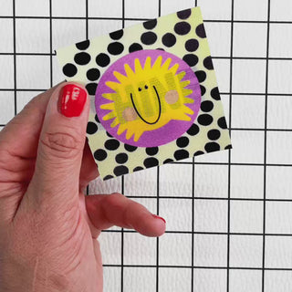 Flippatch "shine" - das aufnähbare Wackelbild Patch von Cherry Picking