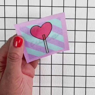 Flippatch "Cutie" - das aufnähbare Wackelbild Patch von Cherry Picking