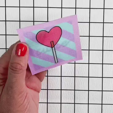 Flippatch "Cutie" - das aufnähbare Wackelbild Patch von Cherry Picking