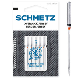 Schmetz Overlock Nadeln ELx705 – Stärke 80, 5 Stück
