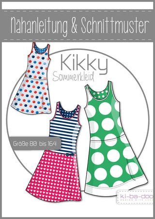 ki-ba-doo Papierschnittmuster - Kleid Kikky (Kinder)