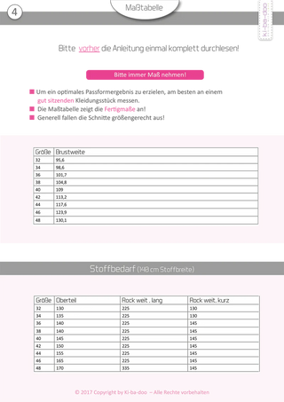 ki-ba-doo Papierschnittmuster - Sommer-Kombi #3