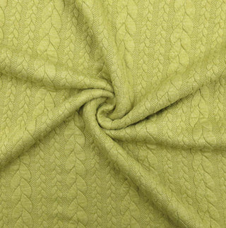 Zopf Jacquard Helles Olive