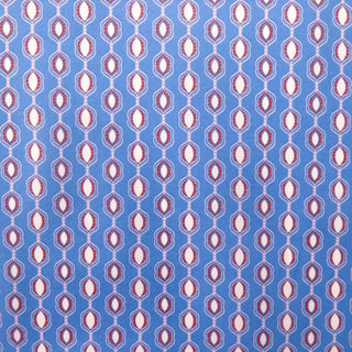 Wachstuch / Beschichtete Baumwolle - Muster in Blau