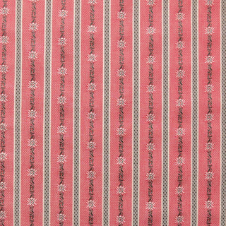 Baumwolle - Edelweissranken auf Rot Stoffe kaufen